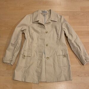 Old Navy Khaki Trench Coat Jacket Women’s Size M